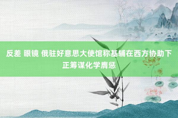 反差 眼镜 俄驻好意思大使馆称基辅在西方协助下正筹谋化学膺惩