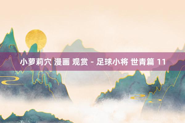 小萝莉穴 漫画 观赏 - 足球小将 世青篇 11