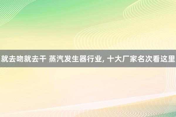 就去吻就去干 蒸汽发生器行业， 十大厂家名次看这里