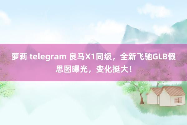 萝莉 telegram 良马X1同级，全新飞驰GLB假思图曝光，变化挺大！